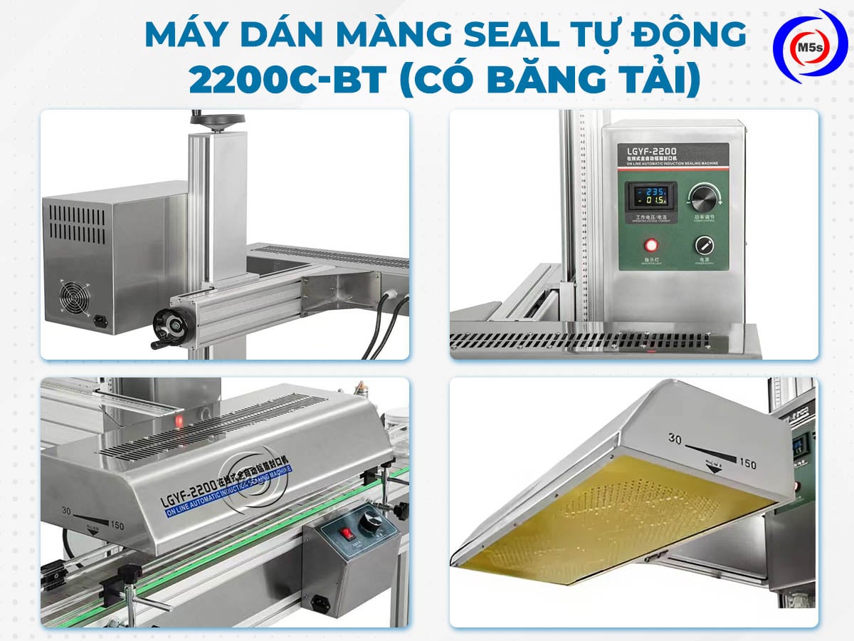 chi tiết máy dán màng seal tự động 2200C-BT chi tiết máy dán màng seal tự động 2200C-BT