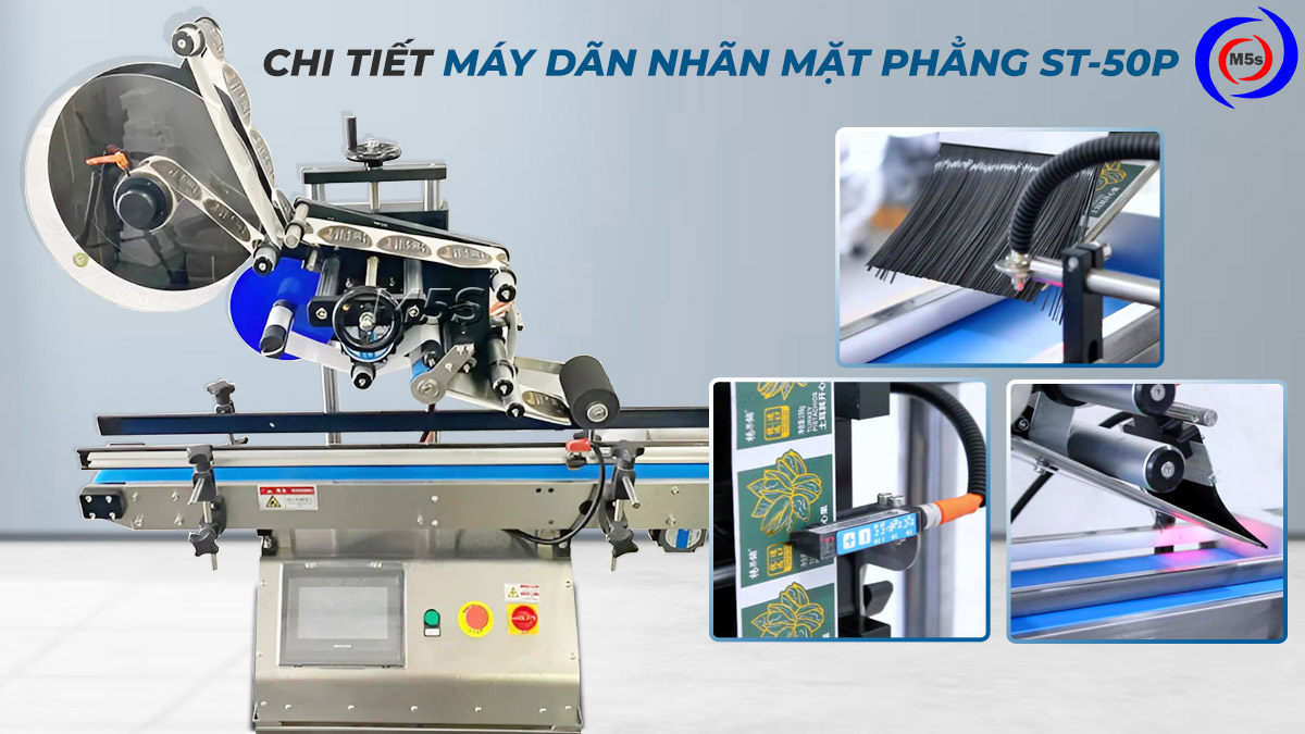 Chi tiết máy dán nhãn mặt phẳng ST-50P Chi tiết máy dán nhãn mặt phẳng ST-50P