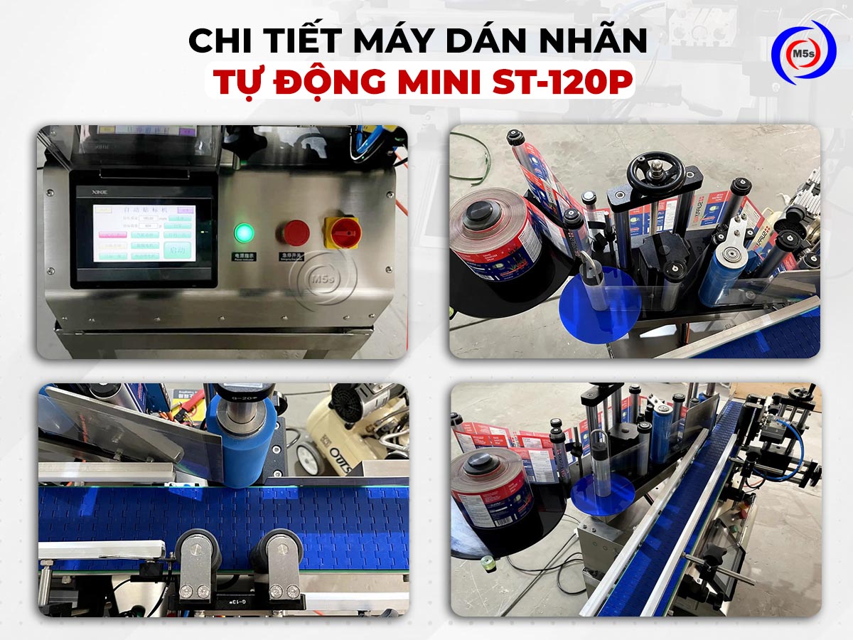 Máy dán nhãn tự động mini ST-120P Máy dán nhãn tự động mini ST-120P