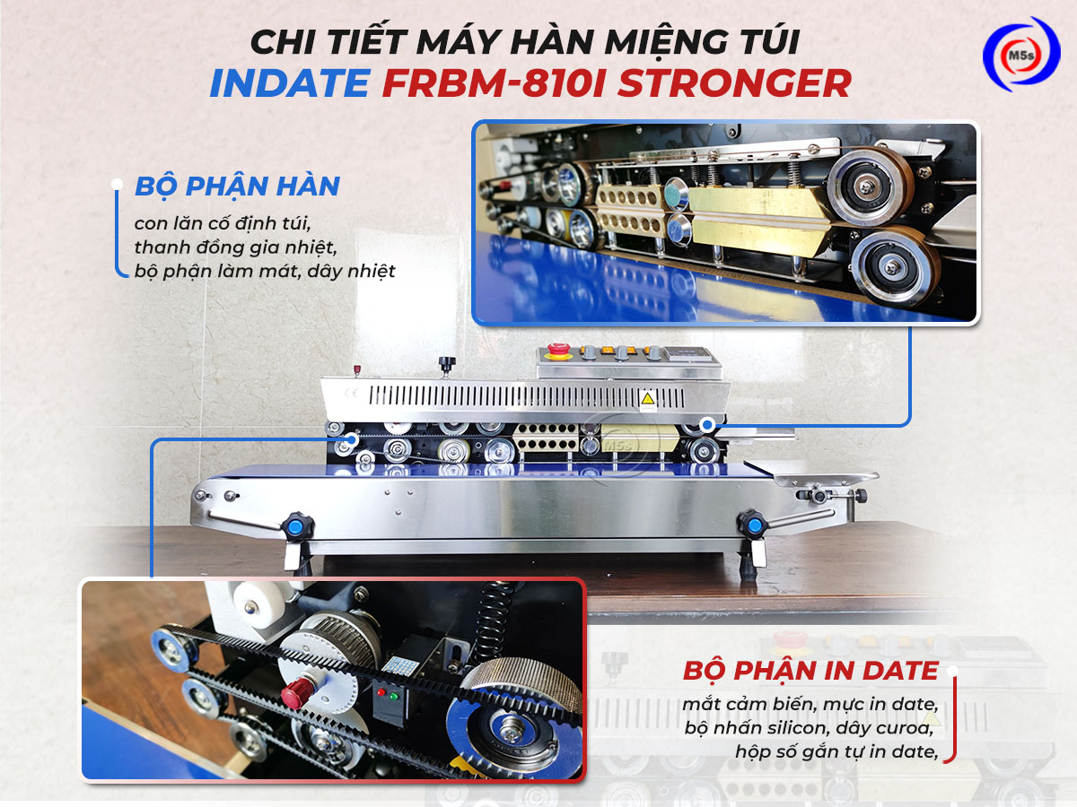 Máy hàn túi liên tục có in date FRBM-810I Máy hàn túi liên tục có in date FRBM-810I