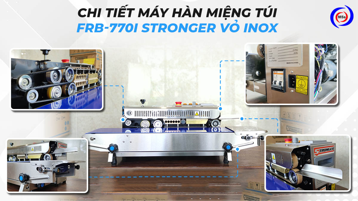 Máy hàn túi ni lông liên tục Stronger FRB-770I Máy hàn túi ni lông liên tục Stronger FRB-770I