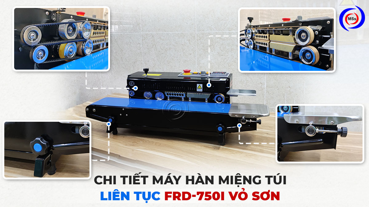 Máy hàn túi liên tục Stronger FRD-750-VS Máy hàn túi liên tục Stronger FRD-750-VS