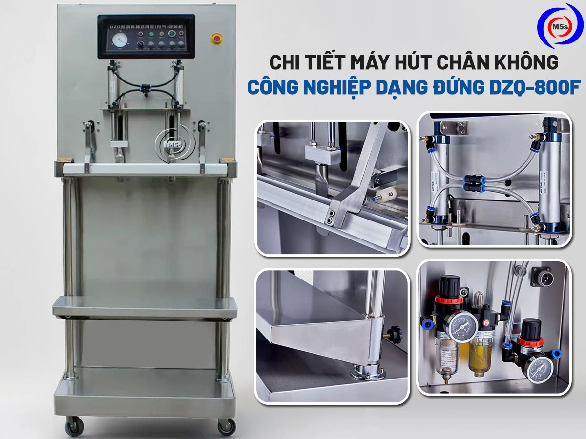 Máy đóng gói hút chân không dạng đứng DZQ-800F Máy đóng gói hút chân không dạng đứng DZQ-800F