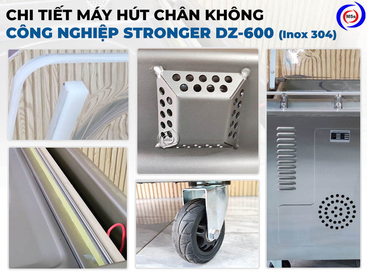 Máy hút chân không công nghiệp DZ-500 inox 304 Máy hút chân không công nghiệp DZ-500 inox 304