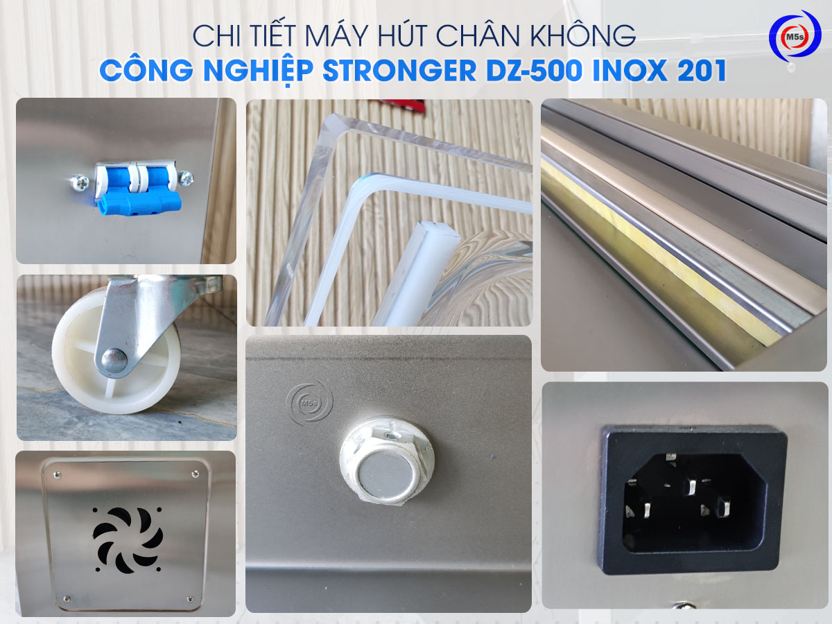 Máy hút chân không Stronger DZ-500 inox 201 Máy hút chân không Stronger DZ-500 inox 201