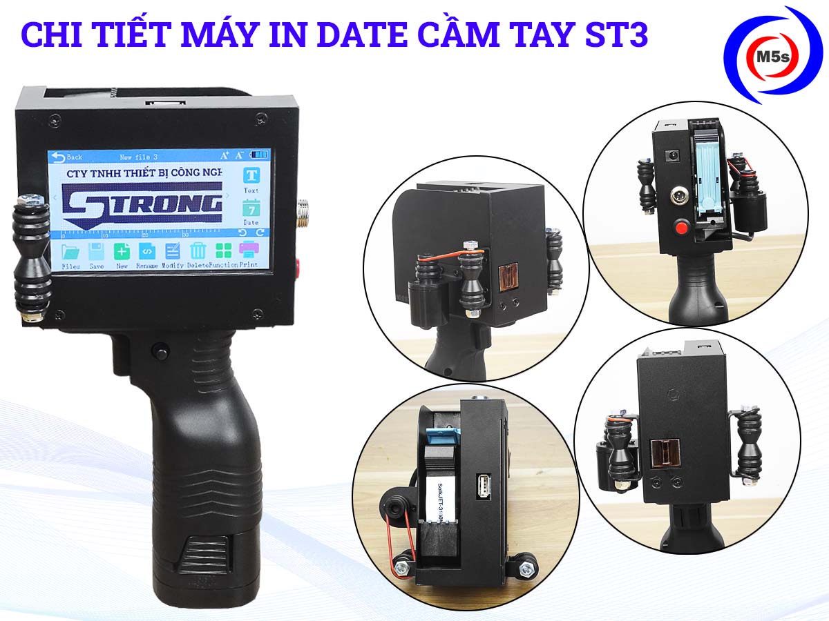 Máy in date cầm tay ST3 Máy in date cầm tay ST3