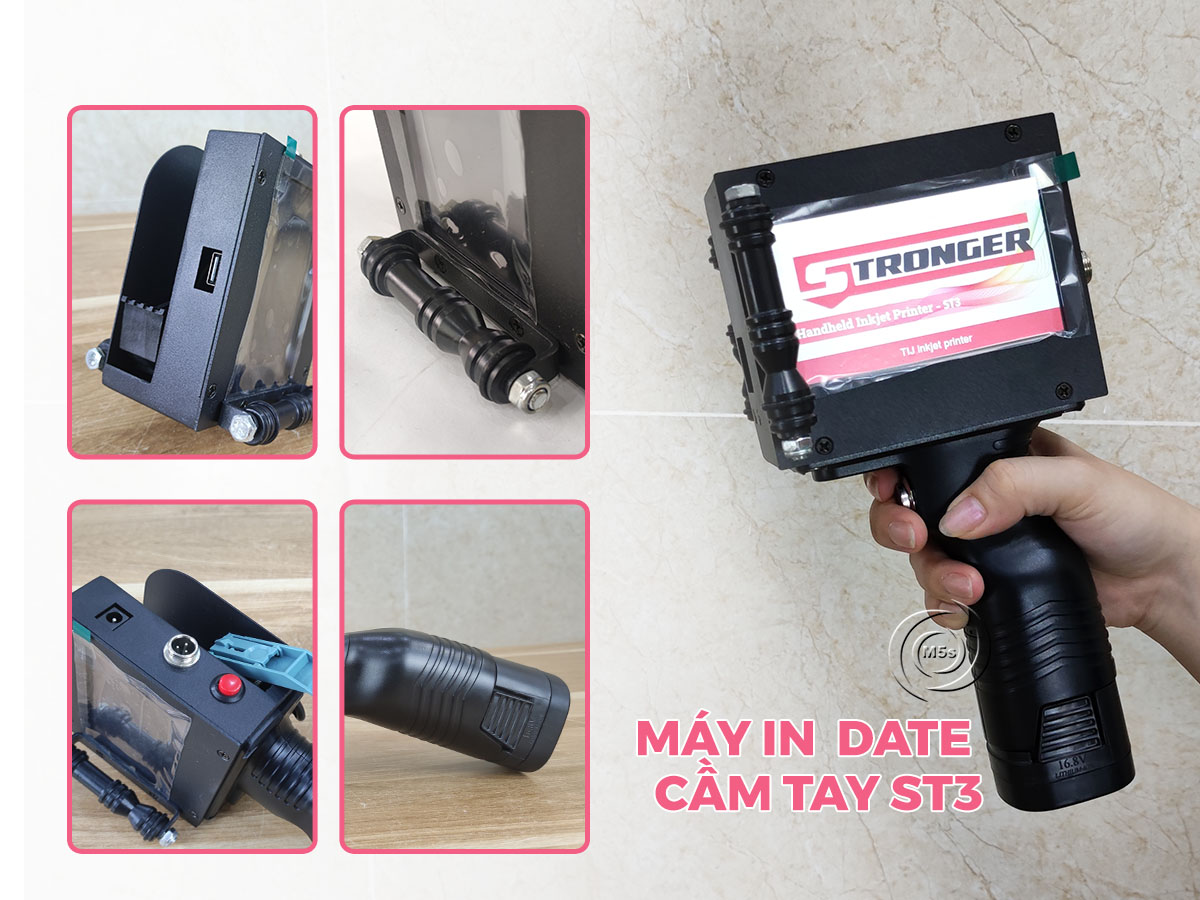 Máy in date cầm tay Stronger ST3 Máy in date cầm tay Stronger ST3