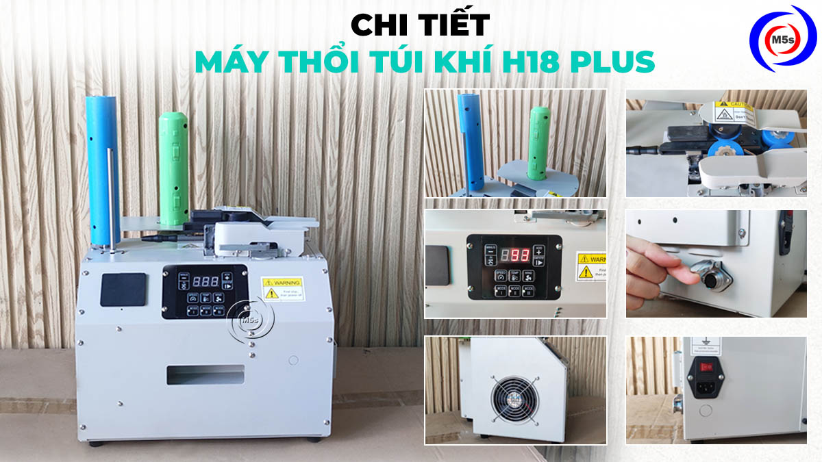 Máy thổi túi đệm khí chèn hàng H18 Plus Máy thổi túi đệm khí chèn hàng H18 Plus