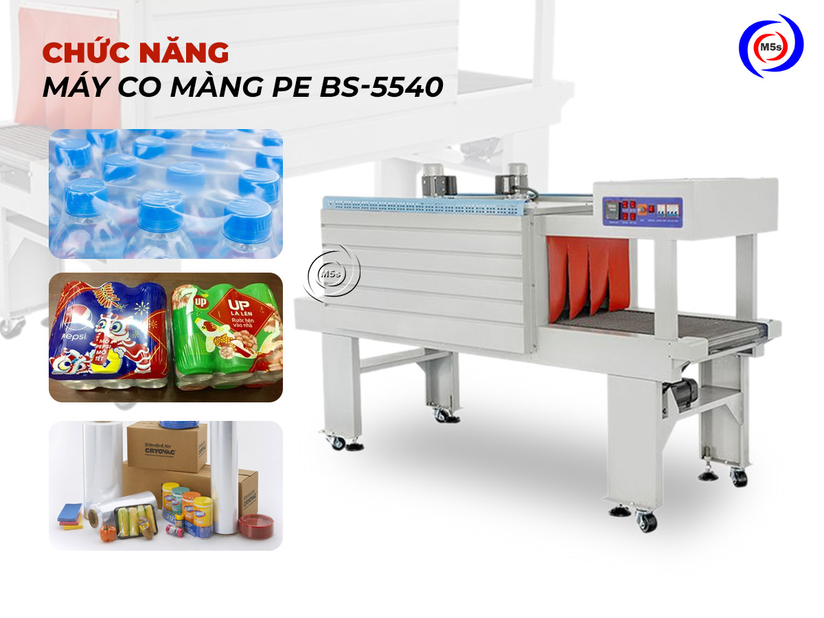 Máy co màng PE BS-5540 Máy co màng PE BS-5540