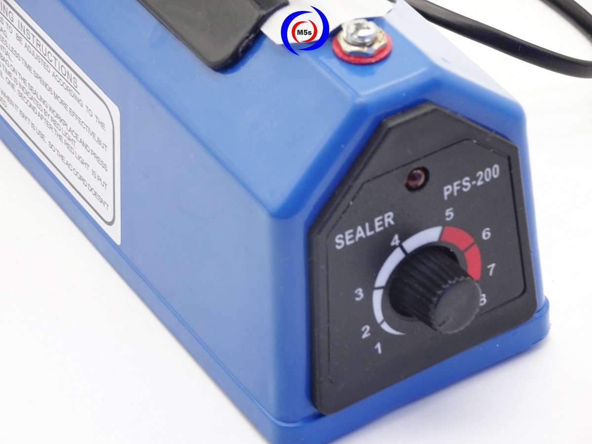 máy hàn miệng túi pfs 400 Cách thức hoạt động của máy hàn miệng túi dập tay PFS 400