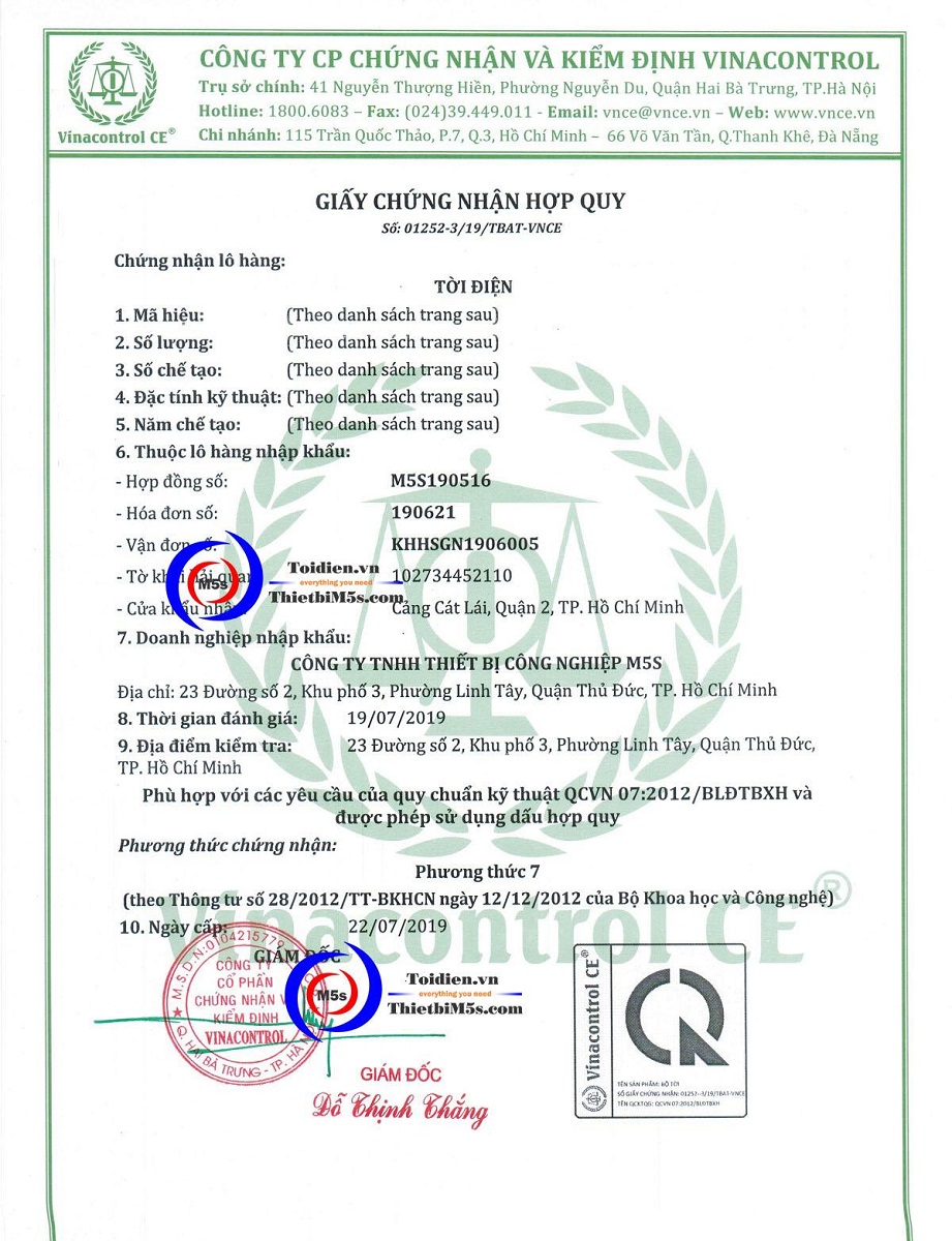 CO CQ là gì CO CQ là gì? Tại sao thiết bị công nghiệp cần có CO CQ?