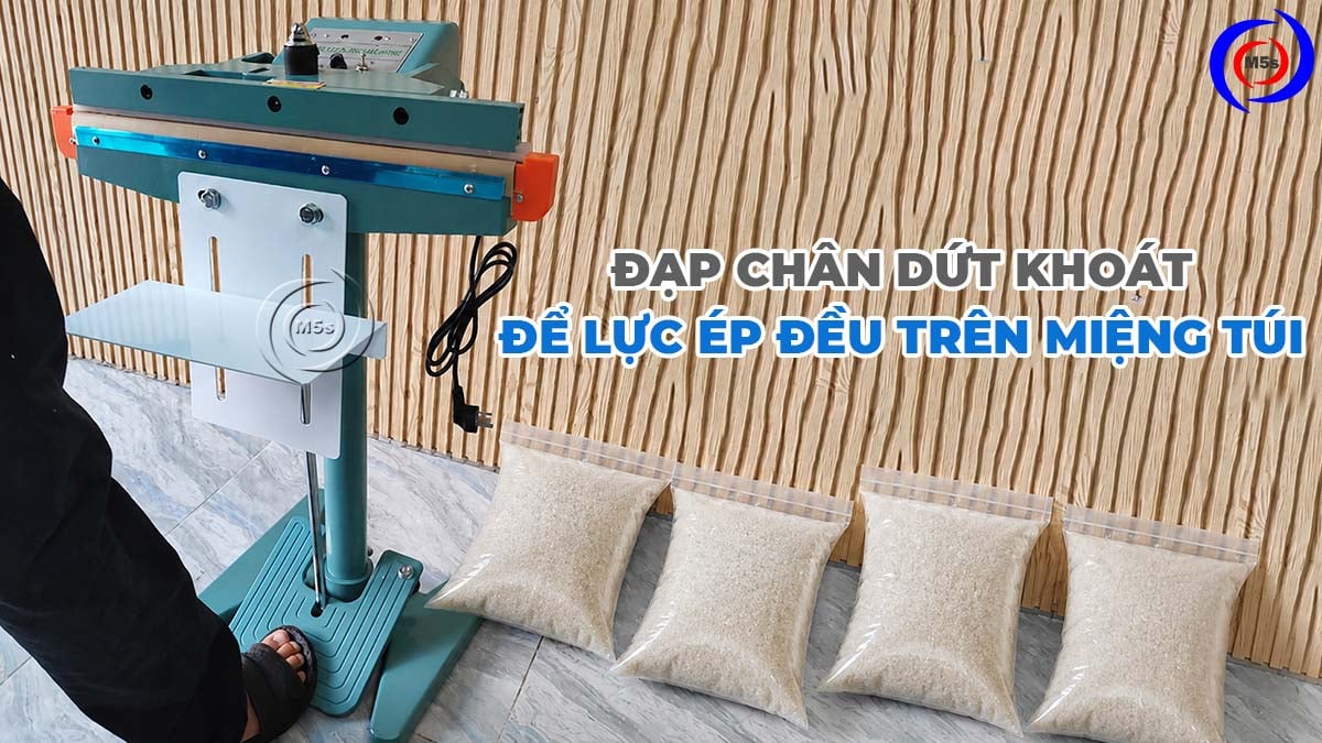 vận hành máy hàn miệng túi đạp chân vận hành máy hàn miệng túi đạp chân