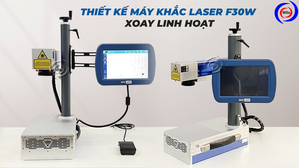 máy khắc để bàn Fiber F30M 30w có đầu xoay linh hoạt máy khắc để bàn Fiber F30M 30w có đầu xoay linh hoạt