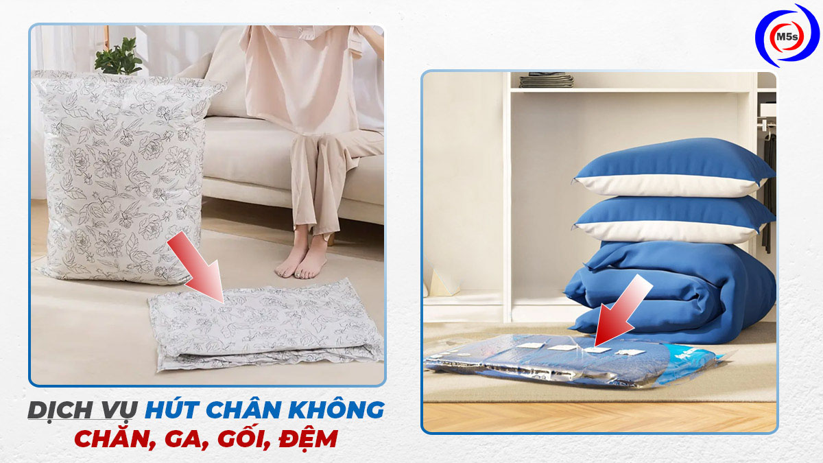 Dịch vụ hút chân không chăn, ga, gối, đệm Dịch vụ hút chân không chăn, ga, gối, đệm