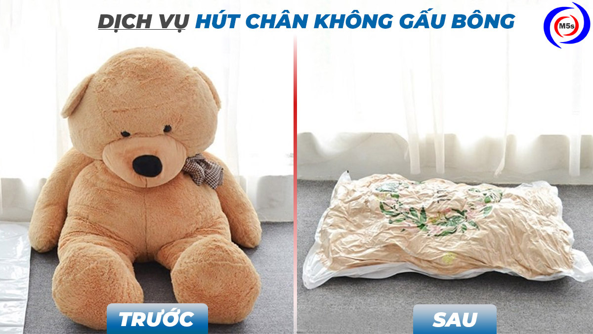 Dịch vụ hút chân không gấu bông Dịch vụ hút chân không gấu bông