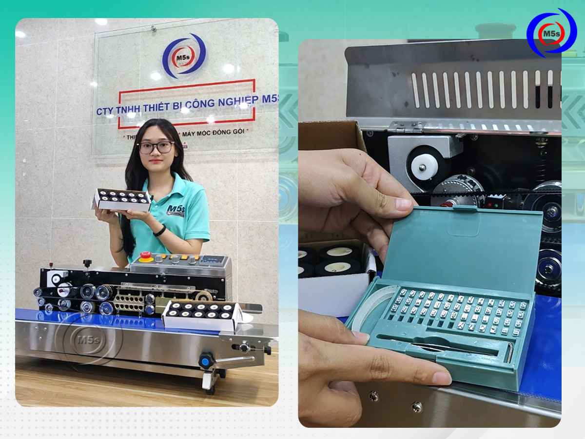 Điều chỉnh vị trí các bộ phận máy hàn miệng túi liên tục Điều chỉnh vị trí các bộ phận máy hàn miệng túi liên tục