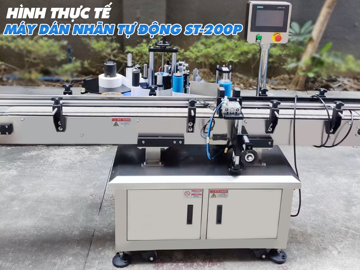 Máy dán tem nhãn tự động ST-200P Máy dán tem nhãn tự động ST-200P