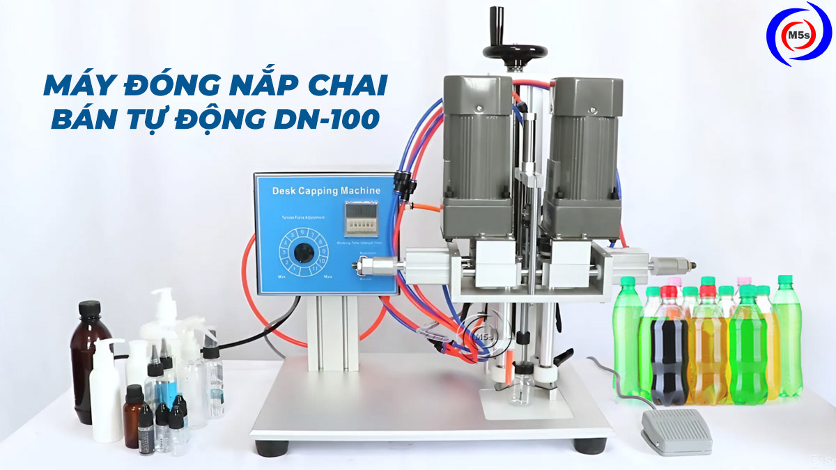 hình thực tế máy đóng nắp chai DN-100 hình thực tế máy đóng nắp chai DN-100