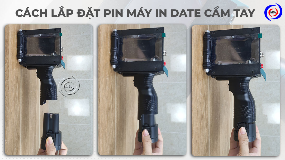 lắp đặt pin máy in date cầm tay lắp đặt pin máy in date cầm tay
