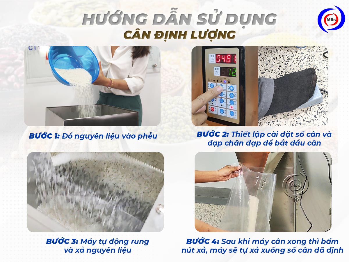 Hướng dẫn sử dụng máy cân định lượng Hướng dẫn sử dụng máy cân định lượng