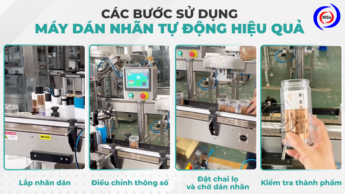 Hướng dẫn sử dụng máy dán nhãn tự động Hướng dẫn sử dụng máy dán nhãn tự động
