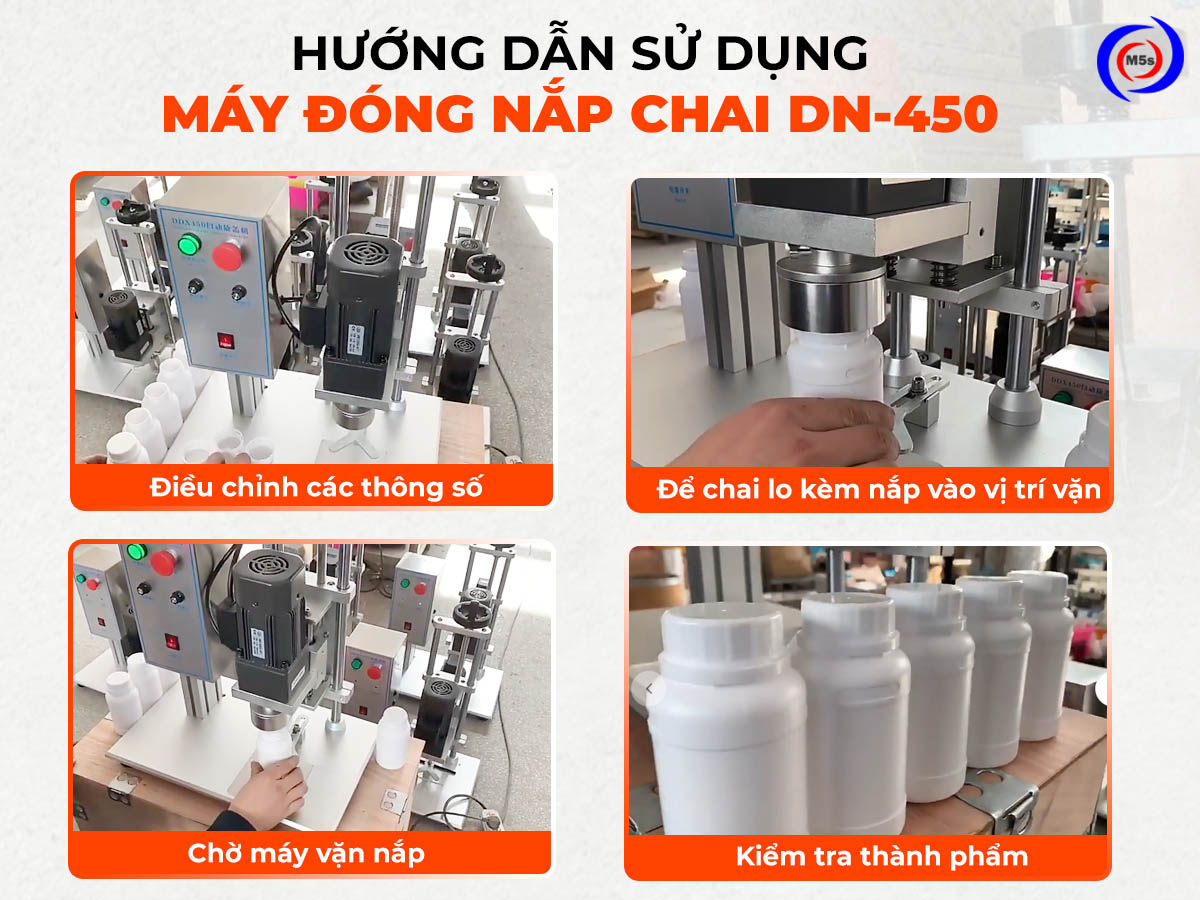 hướng dẫn sử dụng máy đóng nắp chai DN-450 hướng dẫn sử dụng máy đóng nắp chai DN-450