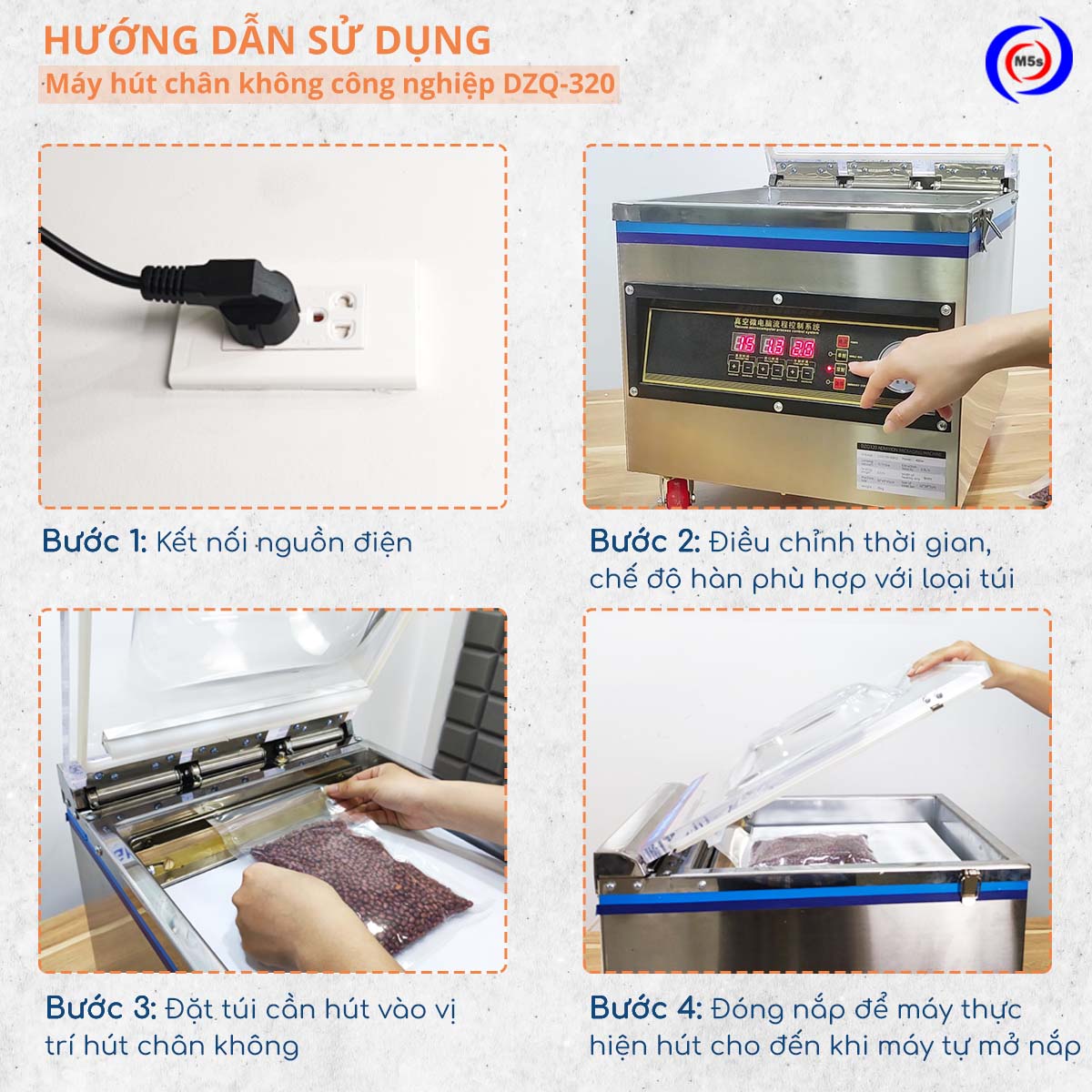 Hướng dẫn sử dụng máy hút chân không công nghiệp Hướng dẫn sử dụng máy hút chân không công nghiệp