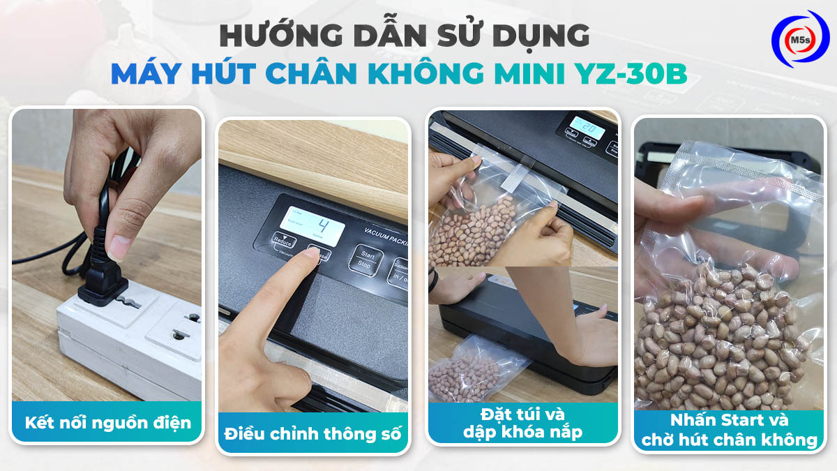 Hướng dẫn sử dụng máy hút chân không mini YZ-30B Hướng dẫn sử dụng máy hút chân không mini YZ-30B