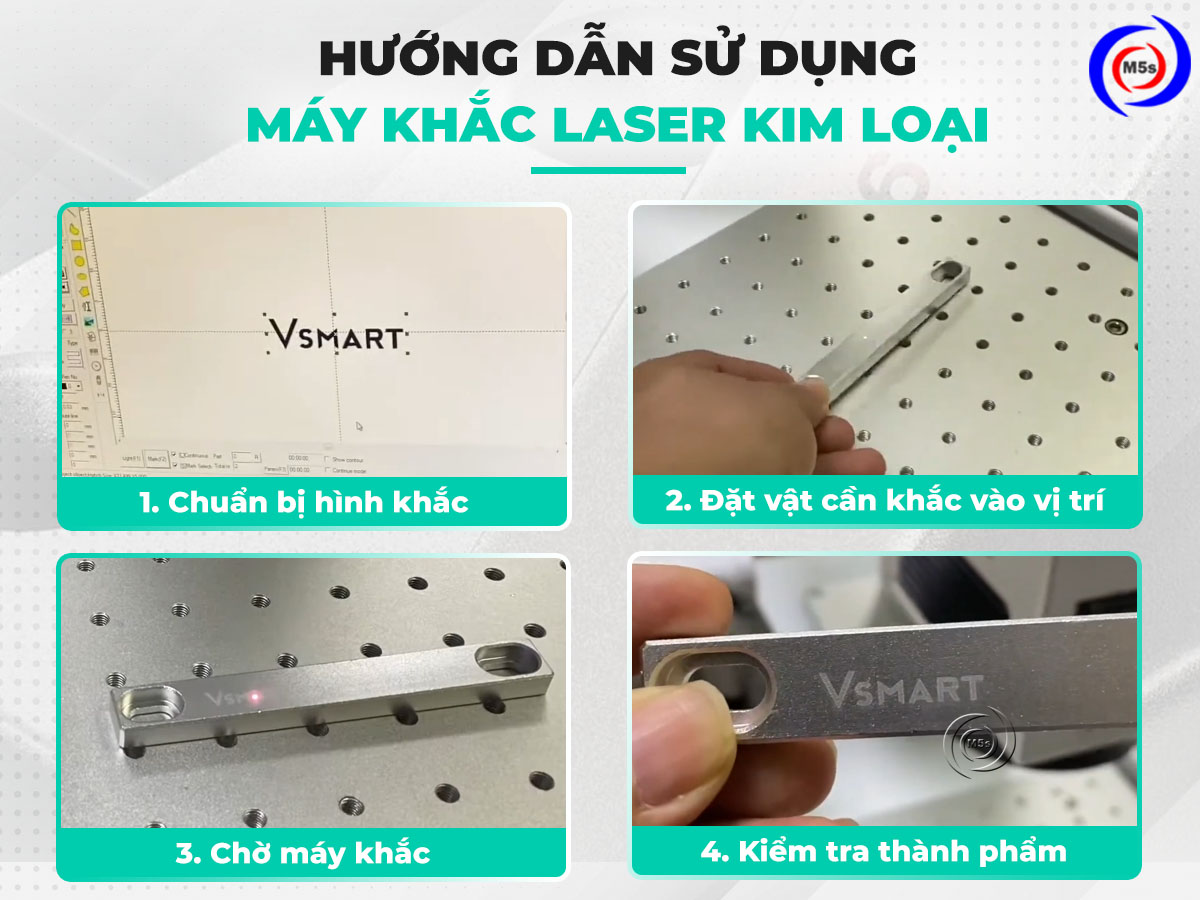 Hướng dẫn sử dụng máy khắc laser Fiber kim loại