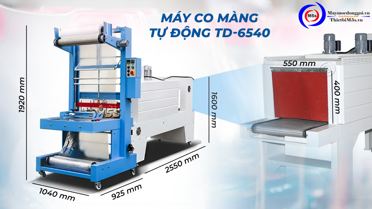 Máy co màng tự động TD-6540 Máy co màng tự động TD-6540