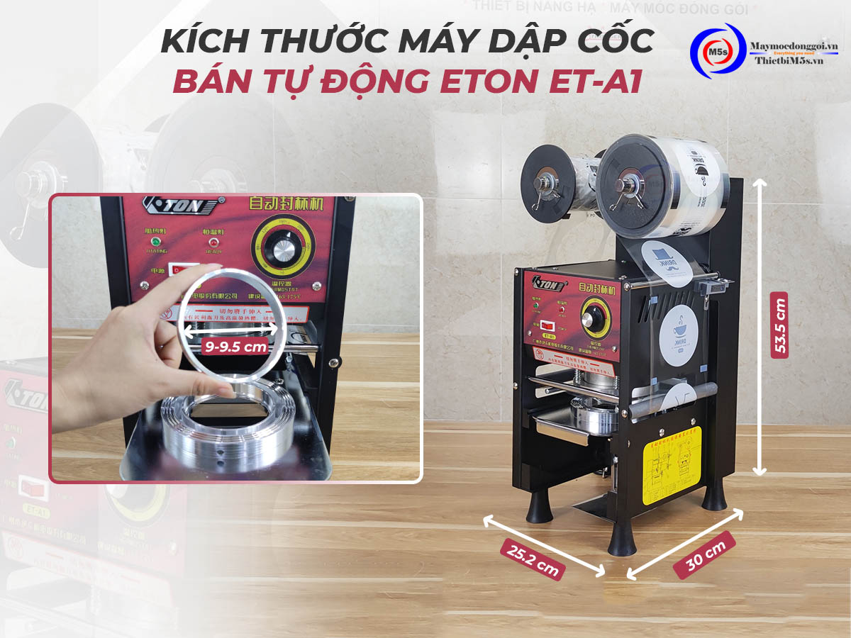 Máy dập cốc trà sữa ETON ET-A1 Máy dập cốc trà sữa ETON ET-A1