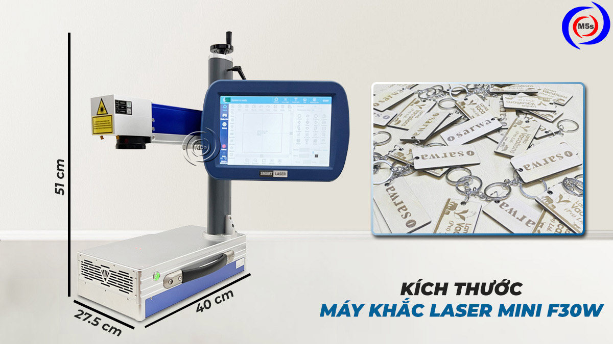 kích thước máy khắc laser mini F30M kích thước máy khắc laser mini F30M