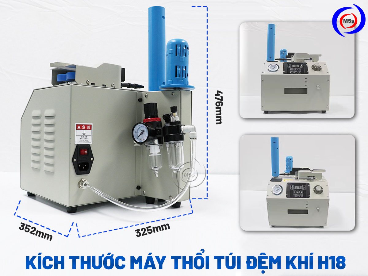 kích thước máy thổi túi đệm khí H18 loại siêu dày kích thước máy thổi túi đệm khí H18 loại siêu dày