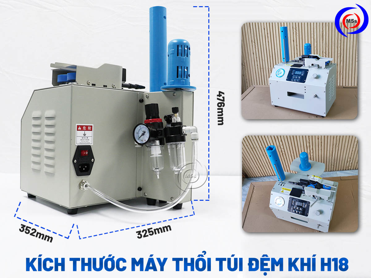 kích thước máy thổi xốp khí Stronger H18 kích thước máy thổi xốp khí Stronger H18