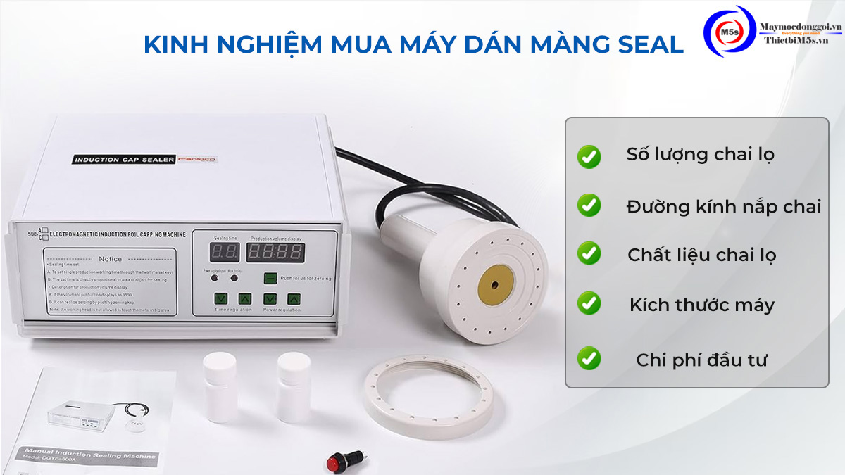 Kinh nghiệm mua máy dán màng seal