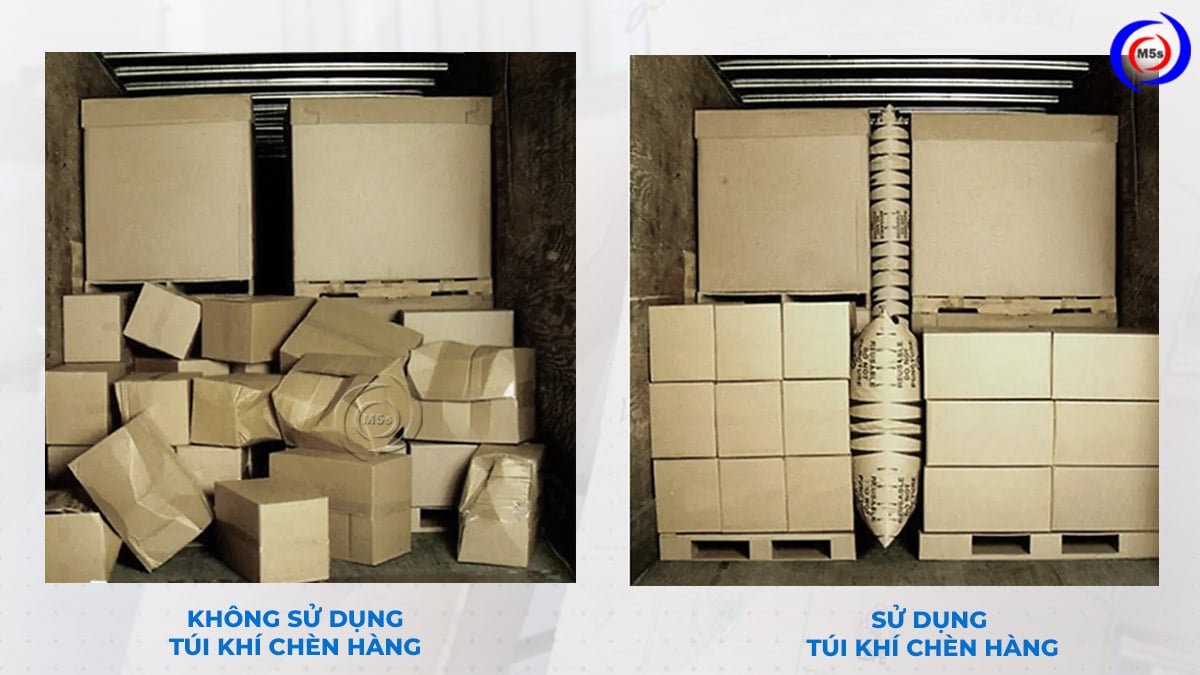 lợi ích khi sử dụng túi khí chèn hàng lợi ích khi sử dụng túi khí chèn hàng