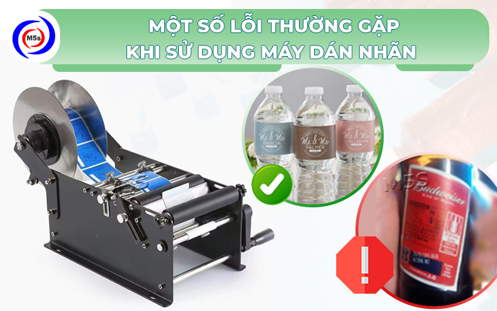 Lỗi thường gặp của máy dán nhãn Lỗi thường gặp của máy dán nhãn