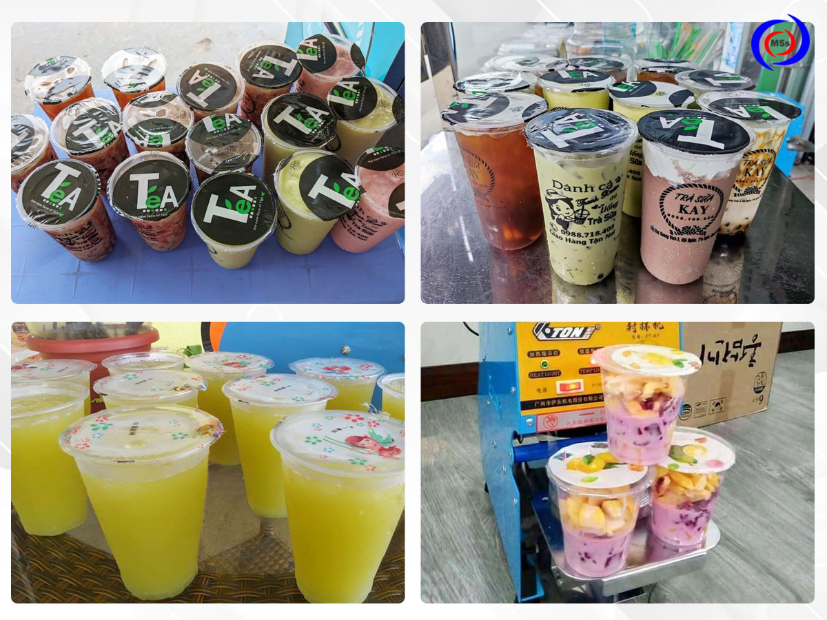 Cuộn màng dập nắp cốc Cuộn màng dập nắp cốc