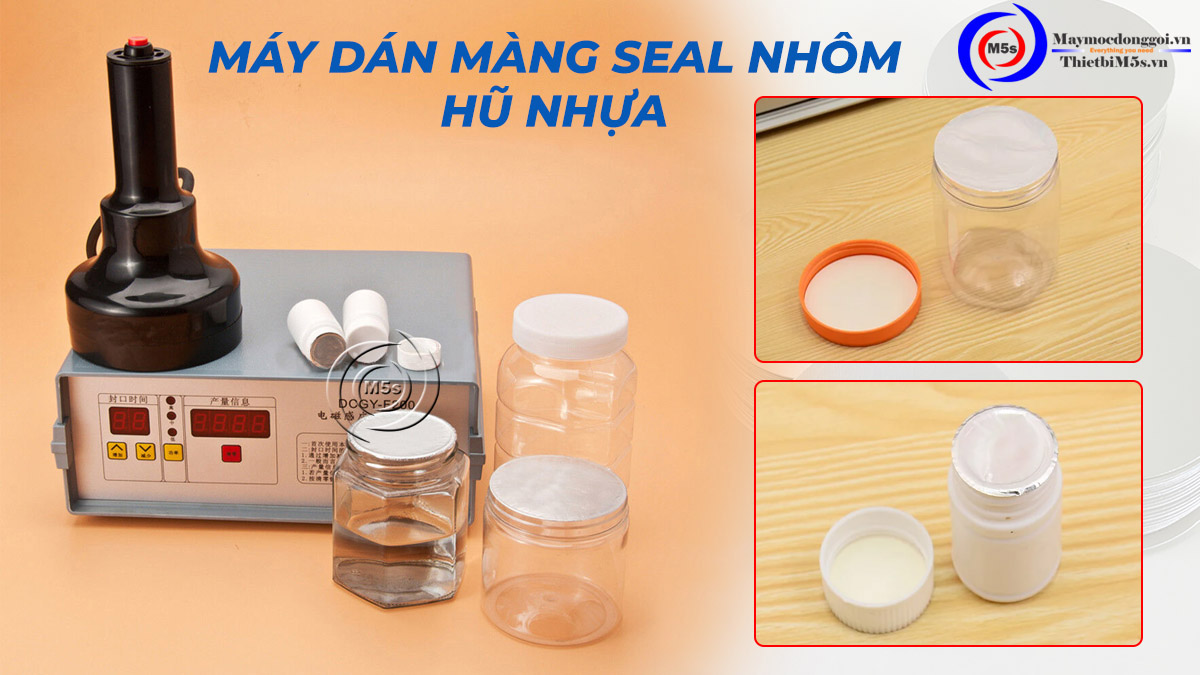 Má dán màng seal hũ nhựa Má dán màng seal hũ nhựa