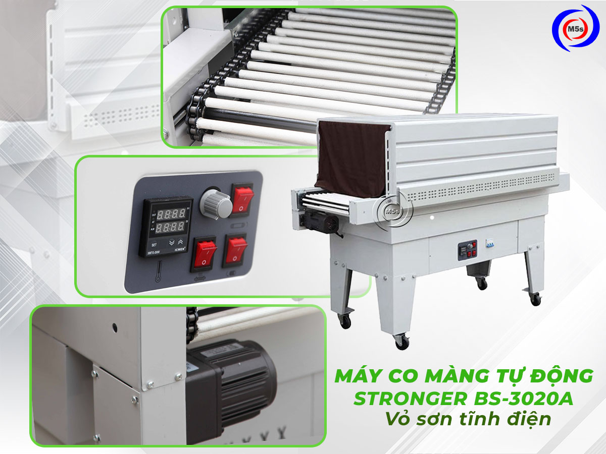 Máy co màng tự động STRONGER BS-3020A  Máy co màng tự động STRONGER BS-3020A