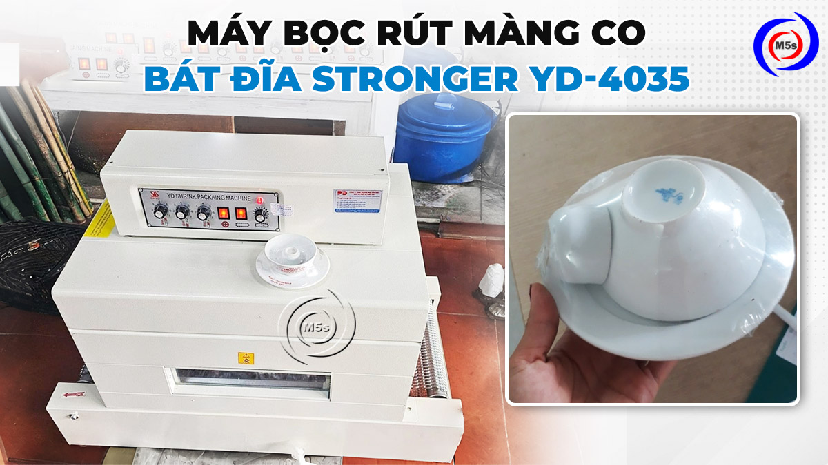 máy bọc rút màng co bát đĩa yd-4035 máy bọc rút màng co bát đĩa yd-4035