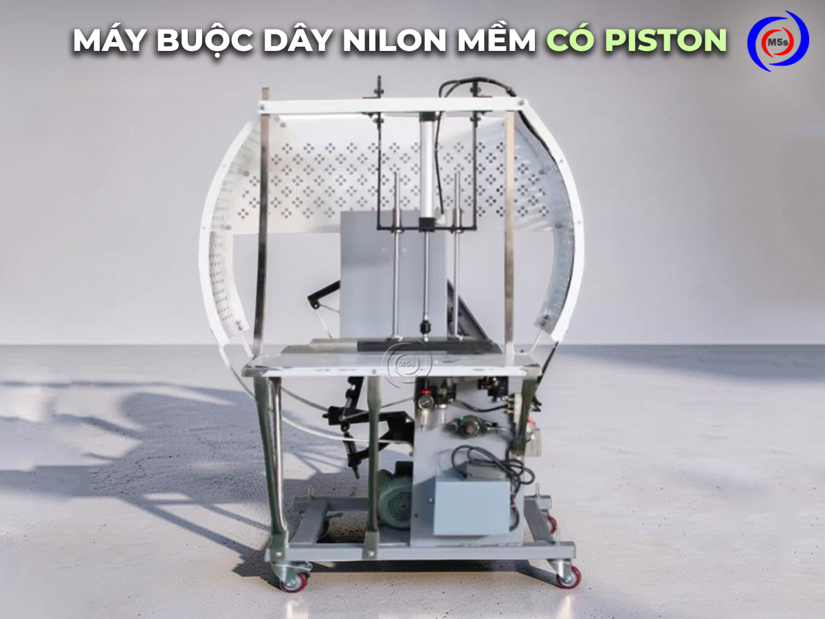 Máy buộc dây PE, nilon mềm bổ sung thêm piston đơn/ piston đôi Máy buộc dây PE, nilon mềm bổ sung thêm piston đơn/ piston đôi