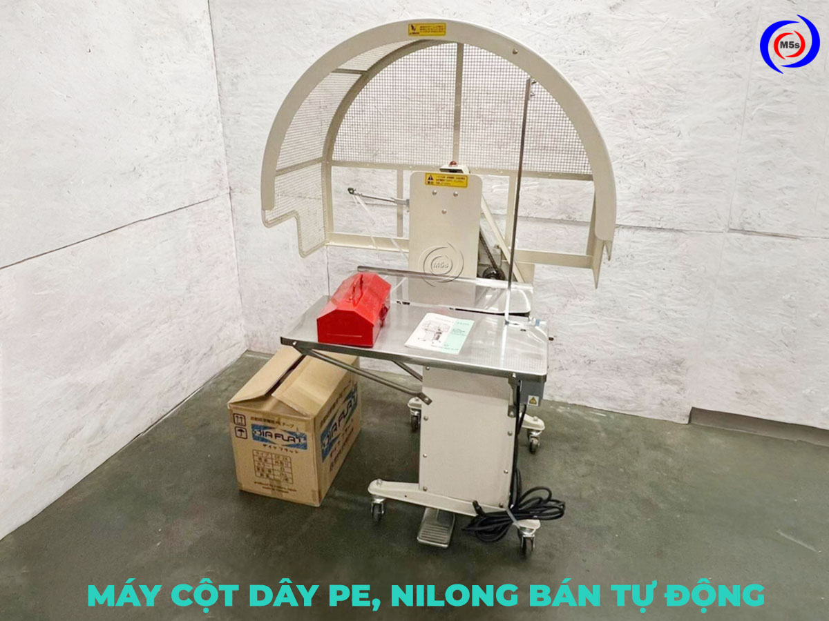 Máy buộc dây PE, nilon bán tự động Máy buộc dây PE, nilon bán tự động