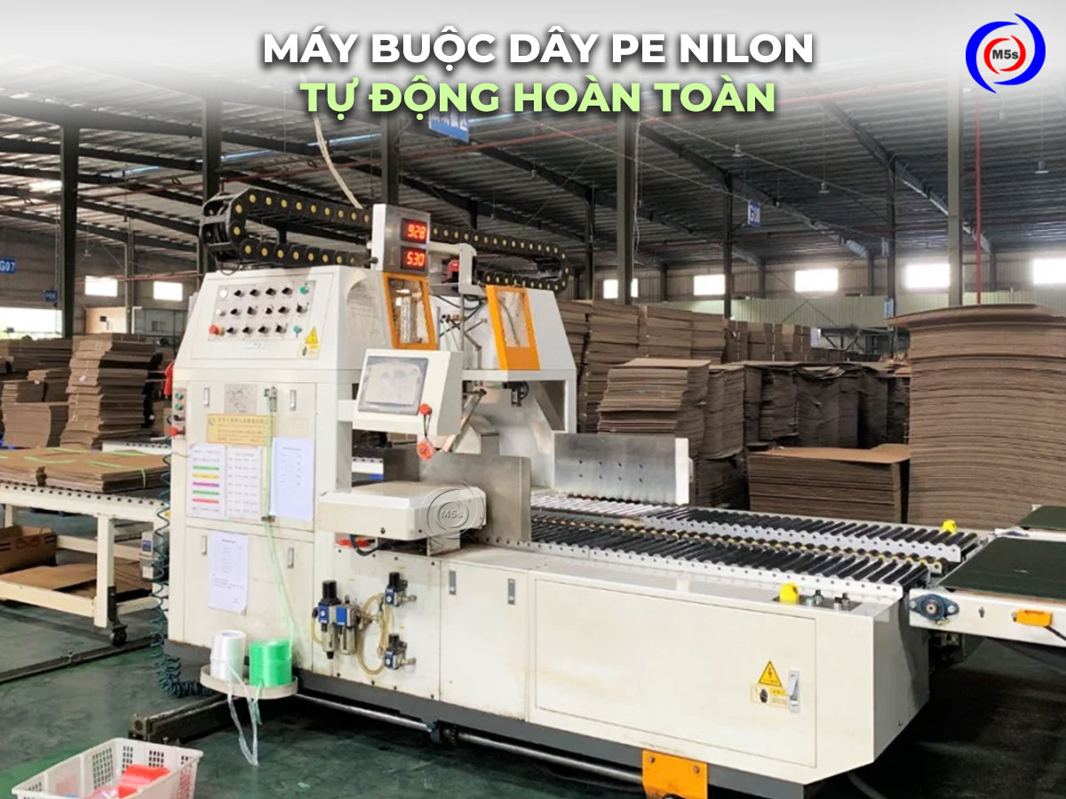 Máy buộc dây PE, nilon mềm bán tự động hoàn toàn Máy buộc dây PE, nilon mềm bán tự động hoàn toàn