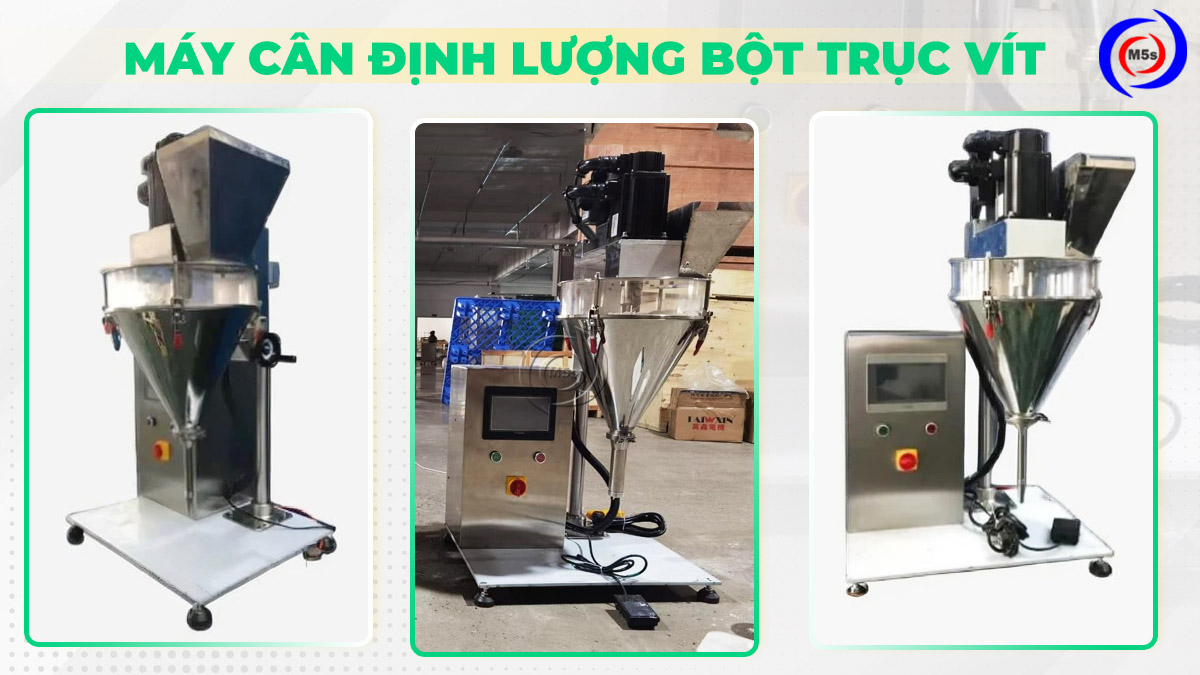 Máy cân định lượng bột trục vít TV300 Máy cân định lượng bột trục vít TV300