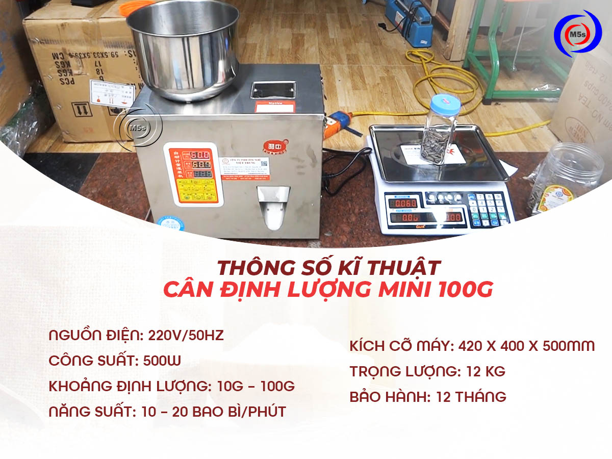 Máy cân định lượng mini 100g Máy cân định lượng mini 100g