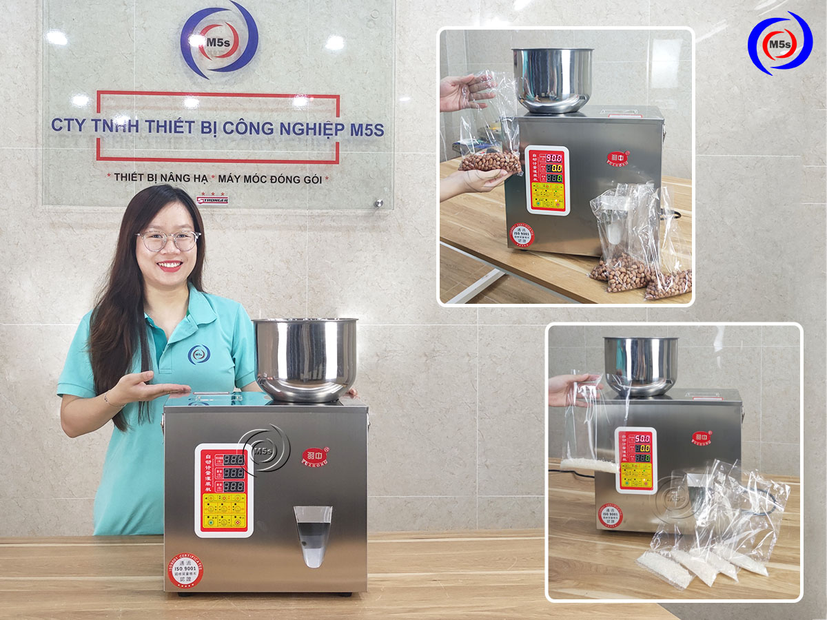 Máy cân định lượng tại kho hàng M5s Máy cân định lượng tại kho hàng M5s