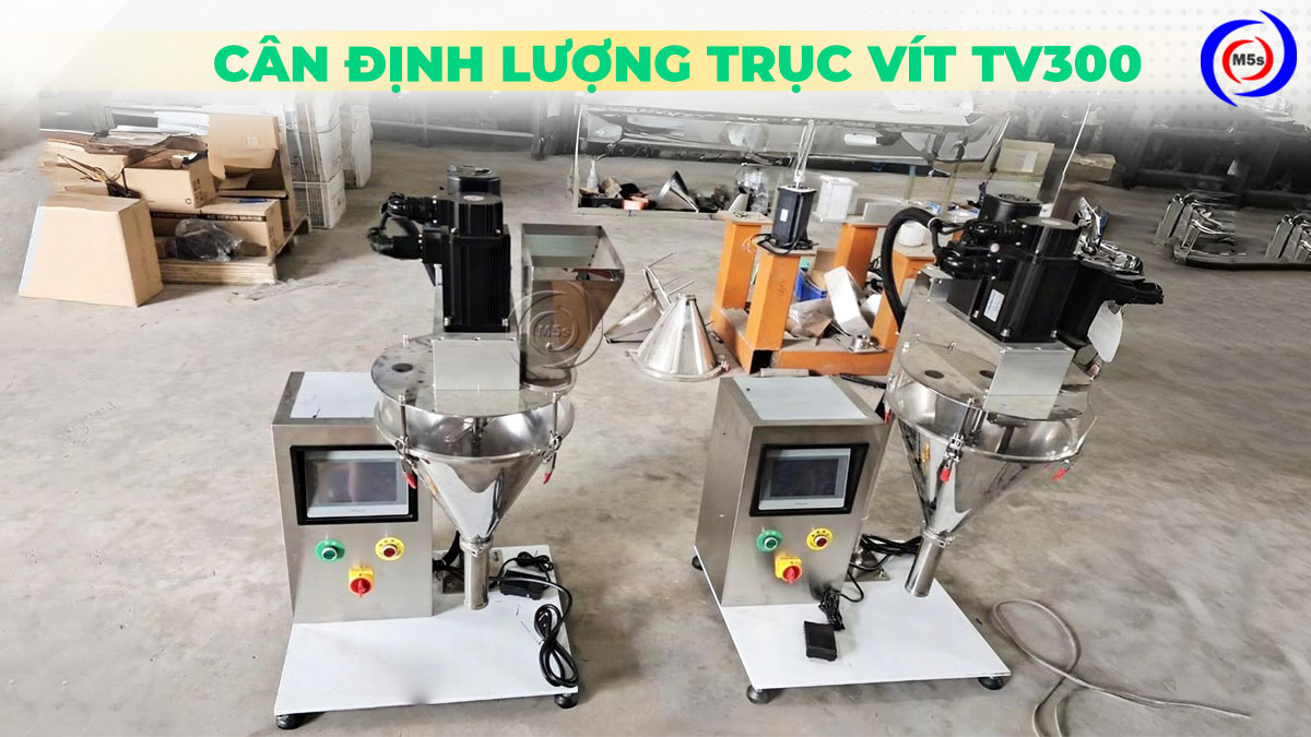 Máy cân định lượng trục vít mini TV300 Máy cân định lượng trục vít mini TV300