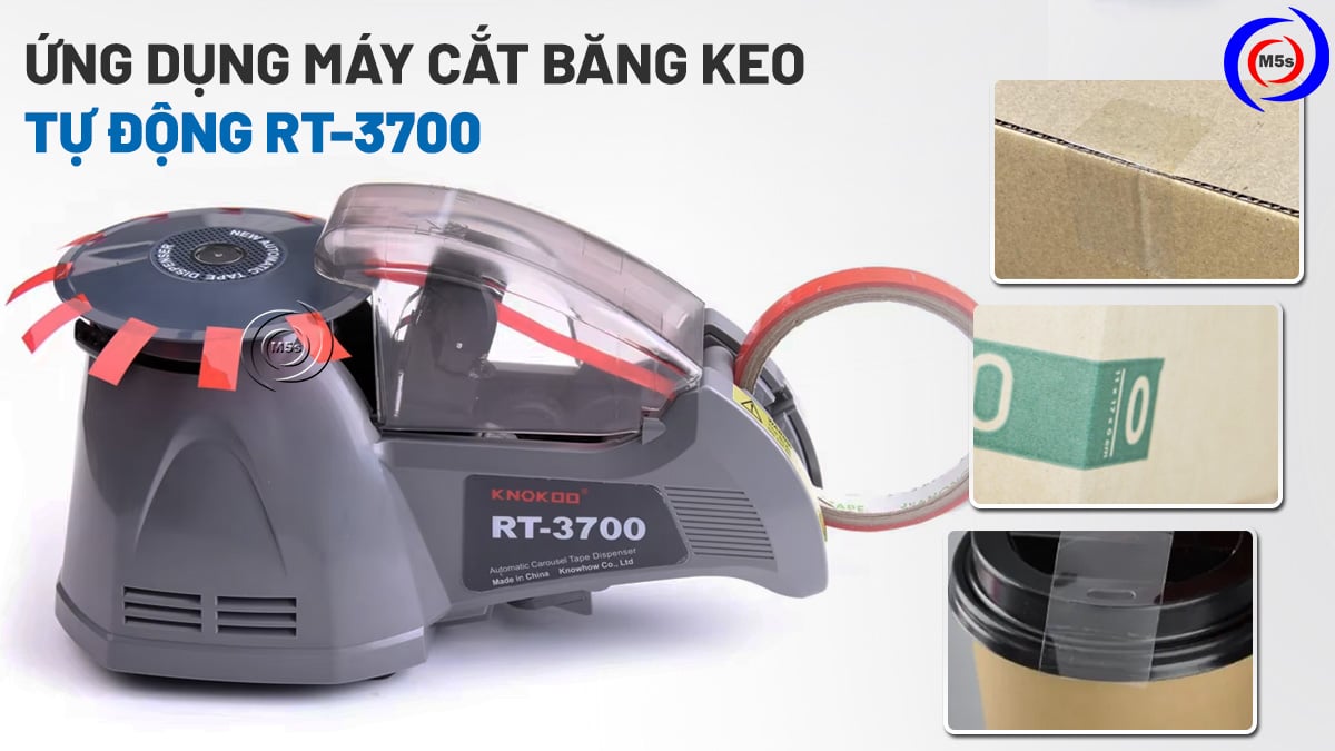 ứng dụng máy cắt băng dính tự động RT-3700 ứng dụng máy cắt băng dính tự động RT-3700