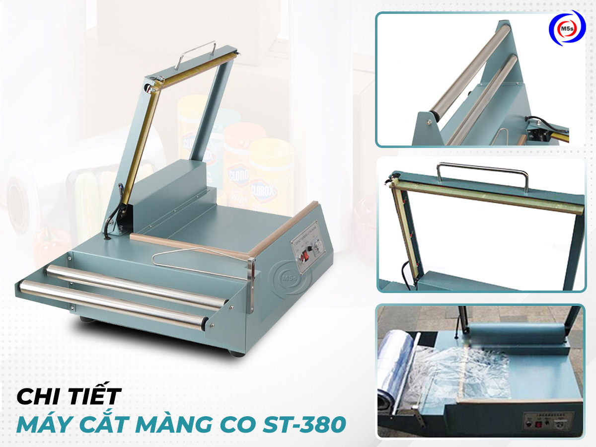 Máy cắt màng co nhiệt chữ L ST-380 Máy cắt màng co nhiệt chữ L ST-380